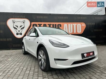 Тесла Model Y 2021 в Виннице на Automoto.ua Белый Тесла Model Y, объемом двигателя 0 л и пробегом 46 тыс. км за 29000 $, фото 1 на Automoto.ua