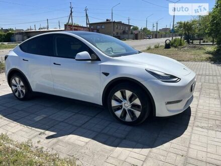 Тесла Model Y 2021 в Запорожье на Automoto.ua Белый Тесла Model Y, объемом двигателя 0 л и пробегом 35 тыс. км за 22888 $, фото 1 на Automoto.ua