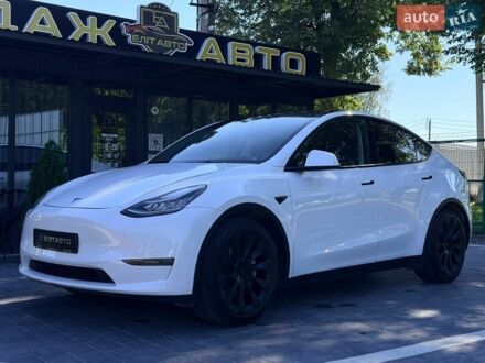 Белый Тесла Model Y, объемом двигателя 0 л и пробегом 91 тыс. км за 24300 $, фото 1 на Automoto.ua