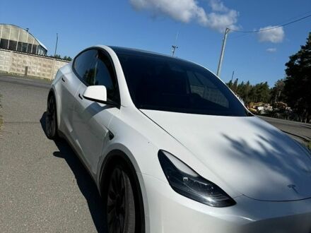 Белый Тесла Model Y, объемом двигателя 0 л и пробегом 38 тыс. км за 25000 $, фото 1 на Automoto.ua