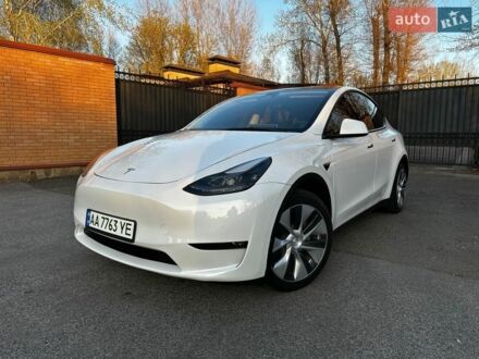 Белый Тесла Model Y, объемом двигателя 0 л и пробегом 110 тыс. км за 21950 $, фото 1 на Automoto.ua