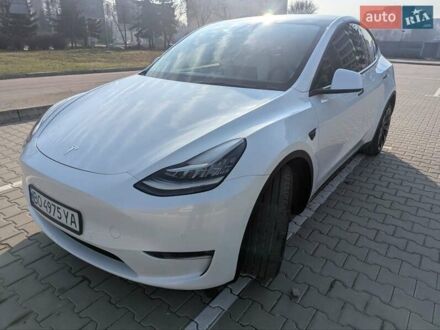 Тесла Model Y 2021 в Тернополе на Automoto.ua Белый Тесла Model Y, объемом двигателя 0 л и пробегом 41 тыс. км за 23700 $, фото 1 на Automoto.ua