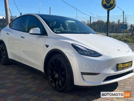 Тесла Model Y 2021 у Стрые на Automoto.ua Білий Тесла Model Y, об'ємом двигуна 75 л та пробігом 23 тис. км за 32500 $, фото 1 на Automoto.ua