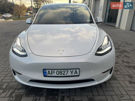 Тесла Model Y 2021 в Запорожье на Automoto.ua Белый Тесла Model Y, объемом двигателя 0 л и пробегом 23 тыс. км за 28000 $, фото 1 на Automoto.ua