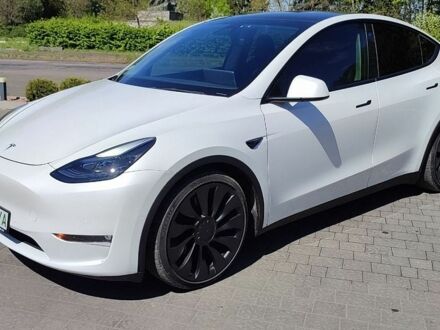 Білий Тесла Model Y, об'ємом двигуна 0 л та пробігом 95 тис. км за 20950 $, фото 1 на Automoto.ua