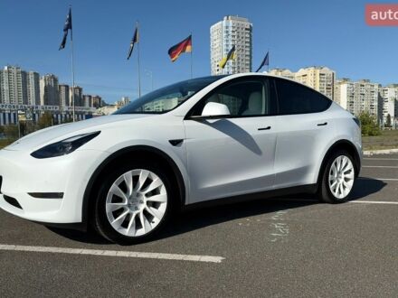 Білий Тесла Model Y, об'ємом двигуна 0 л та пробігом 49 тис. км за 22900 $, фото 1 на Automoto.ua