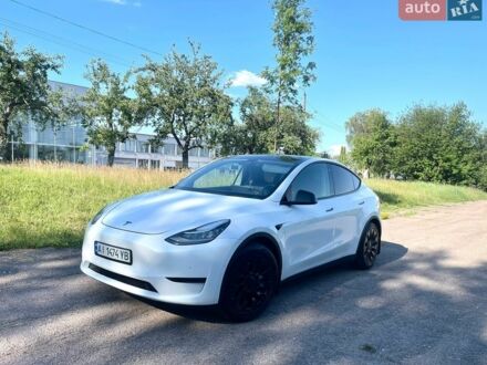Белый Тесла Model Y, объемом двигателя 0 л и пробегом 87 тыс. км за 23900 $, фото 1 на Automoto.ua
