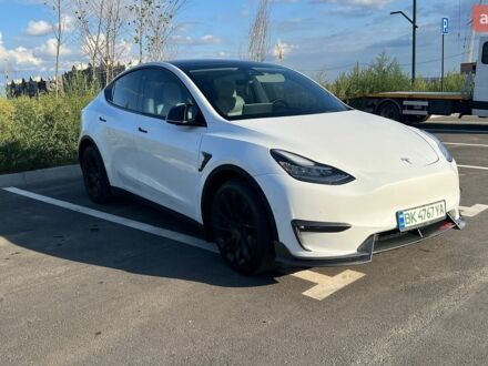 Белый Тесла Model Y, объемом двигателя 0 л и пробегом 44 тыс. км за 22800 $, фото 1 на Automoto.ua