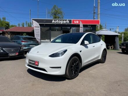 Білий Тесла Model Y, об'ємом двигуна 0 л та пробігом 26 тис. км за 29490 $, фото 1 на Automoto.ua