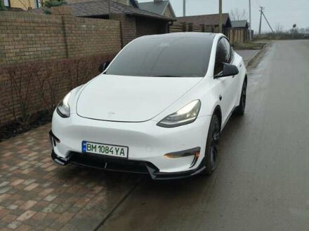 Белый Тесла Model Y, объемом двигателя 0 л и пробегом 73 тыс. км за 21500 $, фото 1 на Automoto.ua