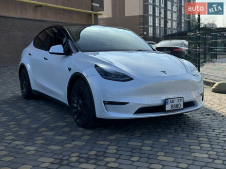 Білий Тесла Model Y, об'ємом двигуна 0 л та пробігом 24 тис. км за 47000 $, фото 1 на Automoto.ua