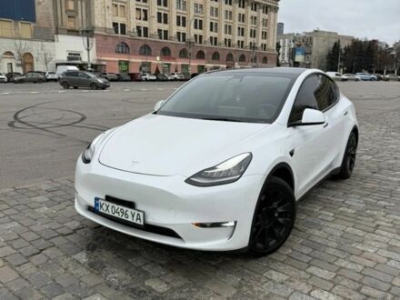 Білий Тесла Model Y, об'ємом двигуна 0 л та пробігом 57 тис. км за 23900 $, фото 1 на Automoto.ua