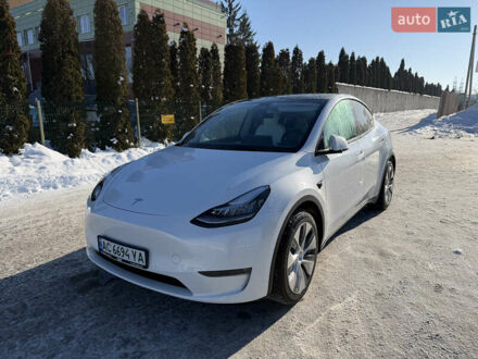 Білий Тесла Model Y, об'ємом двигуна 0 л та пробігом 128 тис. км за 22300 $, фото 1 на Automoto.ua