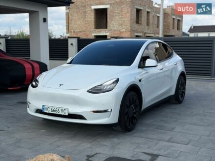 Белый Тесла Model Y, объемом двигателя 0 л и пробегом 92 тыс. км за 22900 $, фото 1 на Automoto.ua
