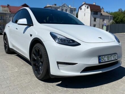 Белый Тесла Model Y, объемом двигателя 0 л и пробегом 155 тыс. км за 22900 $, фото 1 на Automoto.ua