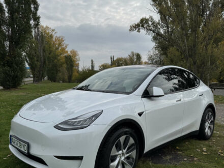 Білий Тесла Model Y, об'ємом двигуна 0 л та пробігом 170 тис. км за 25600 $, фото 1 на Automoto.ua