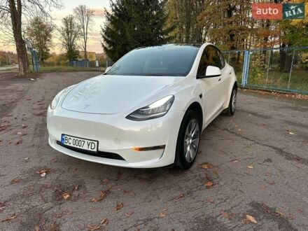 Білий Тесла Model Y, об'ємом двигуна 0 л та пробігом 69 тис. км за 23999 $, фото 1 на Automoto.ua