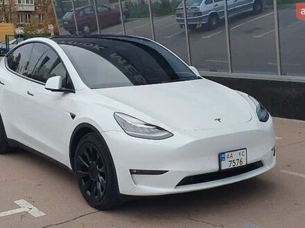 Білий Тесла Model Y, об'ємом двигуна 0 л та пробігом 88 тис. км за 21100 $, фото 1 на Automoto.ua