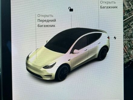 Белый Тесла Model Y, объемом двигателя 0 л и пробегом 54 тыс. км за 25500 $, фото 1 на Automoto.ua