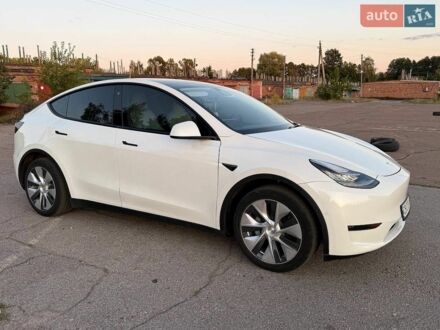 Білий Тесла Model Y, об'ємом двигуна 0 л та пробігом 59 тис. км за 23800 $, фото 1 на Automoto.ua