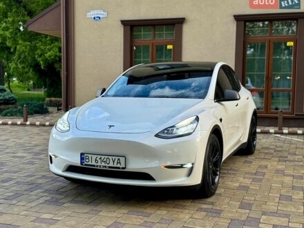 Білий Тесла Model Y, об'ємом двигуна 0 л та пробігом 155 тис. км за 21500 $, фото 1 на Automoto.ua