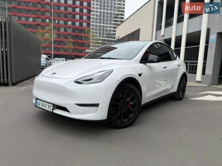 Белый Тесла Model Y, объемом двигателя 0 л и пробегом 79 тыс. км за 22800 $, фото 1 на Automoto.ua