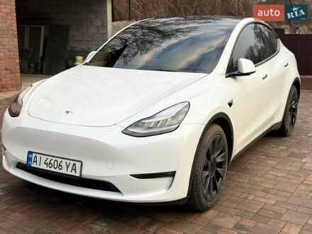 Білий Тесла Model Y, об'ємом двигуна 0 л та пробігом 107 тис. км за 23700 $, фото 1 на Automoto.ua