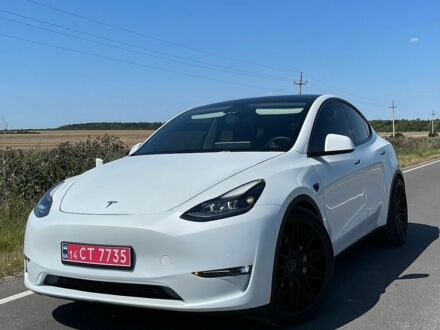 Білий Тесла Model Y, об'ємом двигуна 0 л та пробігом 92 тис. км за 21500 $, фото 1 на Automoto.ua