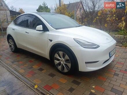 Белый Тесла Model Y, объемом двигателя 0 л и пробегом 36 тыс. км за 25700 $, фото 1 на Automoto.ua