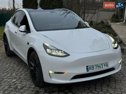 Білий Тесла Model Y, об'ємом двигуна 0 л та пробігом 76 тис. км за 24000 $, фото 1 на Automoto.ua