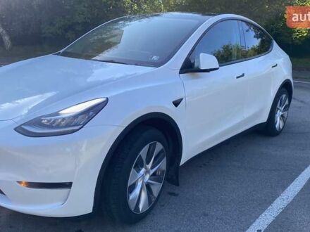 Білий Тесла Model Y, об'ємом двигуна 0 л та пробігом 100 тис. км за 25400 $, фото 1 на Automoto.ua