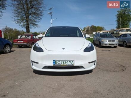 Білий Тесла Model Y, об'ємом двигуна 0 л та пробігом 30 тис. км за 36950 $, фото 1 на Automoto.ua