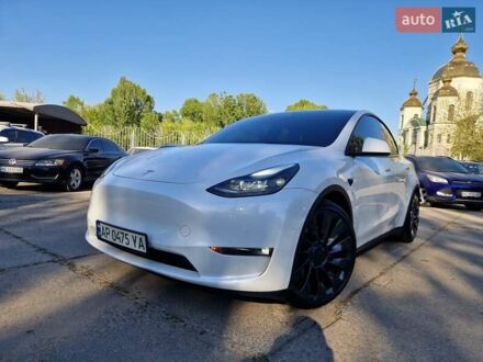 Тесла Model Y 2022 у Дніпро (Дніпропетровську) на Automoto.ua Білий Тесла Model Y, об'ємом двигуна 0 л та пробігом 48 тис. км за 27000 $, фото 1 на Automoto.ua