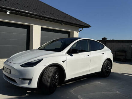 Тесла Model Y 2022 в Ровно на Automoto.ua Белый Тесла Model Y, объемом двигателя 0 л и пробегом 105 тыс. км за 27000 $, фото 1 на Automoto.ua