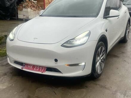 Білий Тесла Model Y, об'ємом двигуна 0 л та пробігом 130 тис. км за 25800 $, фото 1 на Automoto.ua