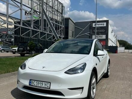 Білий Тесла Model Y, об'ємом двигуна 0 л та пробігом 83 тис. км за 21500 $, фото 1 на Automoto.ua
