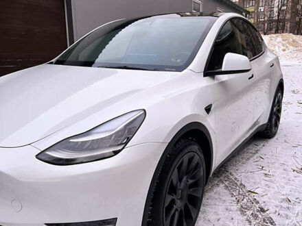 Білий Тесла Model Y, об'ємом двигуна 0 л та пробігом 14 тис. км за 39300 $, фото 1 на Automoto.ua