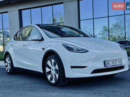 Тесла Model Y 2022 у Львові на Automoto.ua Білий Тесла Model Y, об'ємом двигуна 0 л та пробігом 34 тис. км за 35500 $, фото 1 на Automoto.ua