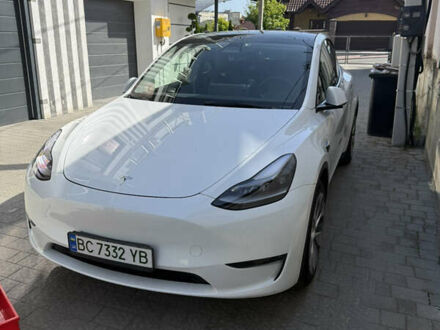 Білий Тесла Model Y, об'ємом двигуна 0 л та пробігом 38 тис. км за 29500 $, фото 1 на Automoto.ua