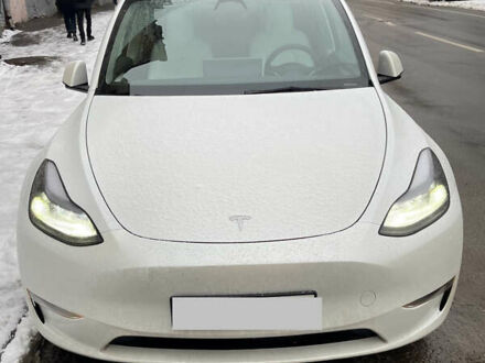 Белый Тесла Model Y, объемом двигателя 0 л и пробегом 12 тыс. км за 33000 $, фото 1 на Automoto.ua