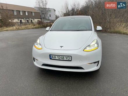 Білий Тесла Model Y, об'ємом двигуна 0 л та пробігом 66 тис. км за 35000 $, фото 1 на Automoto.ua