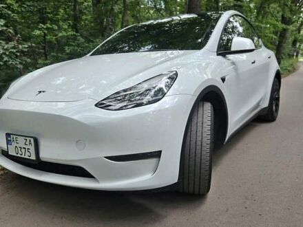 Тесла Model Y 2022 в Днепре (Днепропетровске) на Automoto.ua Белый Тесла Model Y, объемом двигателя 0 л и пробегом 20 тыс. км за 35000 $, фото 1 на Automoto.ua