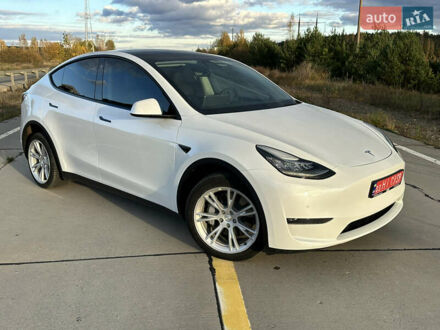 Білий Тесла Model Y, об'ємом двигуна 0 л та пробігом 195 тис. км за 21700 $, фото 1 на Automoto.ua