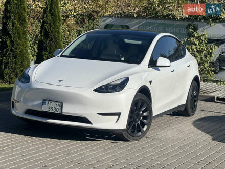 Белый Тесла Model Y, объемом двигателя 0 л и пробегом 69 тыс. км за 23900 $, фото 1 на Automoto.ua