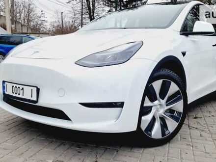 Белый Тесла Model Y, объемом двигателя 0 л и пробегом 48 тыс. км за 41800 $, фото 1 на Automoto.ua