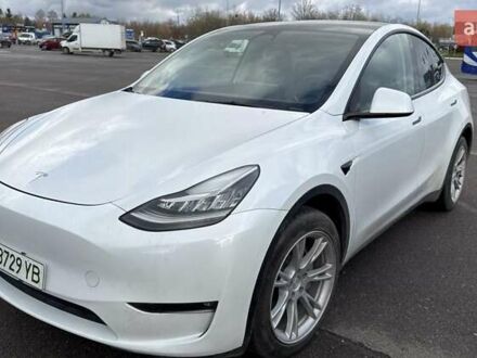 Белый Тесла Model Y, объемом двигателя 0 л и пробегом 17 тыс. км за 28600 $, фото 1 на Automoto.ua