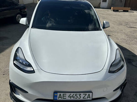 Белый Тесла Model Y, объемом двигателя 0 л и пробегом 38 тыс. км за 32500 $, фото 1 на Automoto.ua