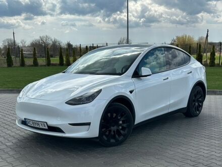 Белый Тесла Model Y, объемом двигателя 0 л и пробегом 181 тыс. км за 20500 $, фото 1 на Automoto.ua