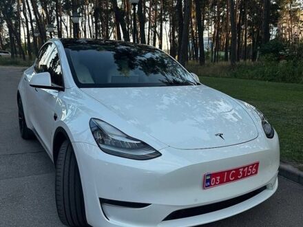 Білий Тесла Model Y, об'ємом двигуна 0 л та пробігом 125 тис. км за 25100 $, фото 1 на Automoto.ua