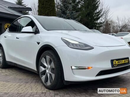 Тесла Model Y 2022 в Львове на Automoto.ua Белый Тесла Model Y, объемом двигателя 82 л и пробегом 65 тыс. км за 28700 $, фото 1 на Automoto.ua